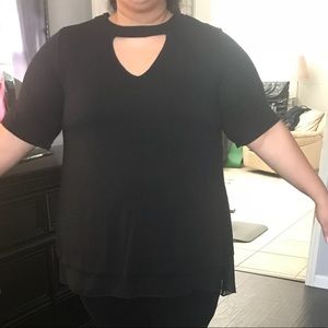 BNWT Plus Size Black top